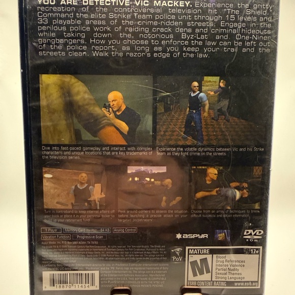 SPY The Shield: The Game for PlayStation 2 - Black - Picture 3 of 8